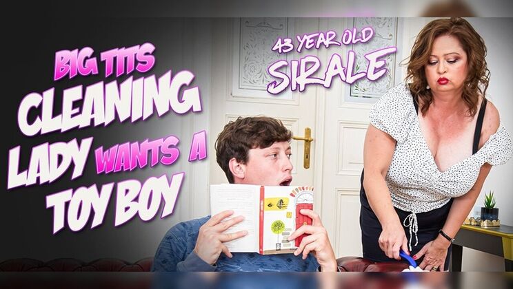 [Mature.nl] - Czech Mature 40 Plus Sirale Shows Big Natural Tits & Takes Cum on Them - Sirale - Lenny Yankee