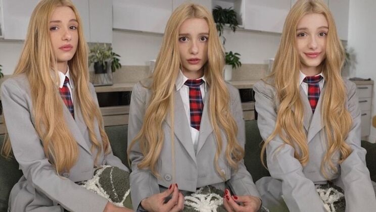 [PornForce] - Carla Cute Blonde Slut Doctor Exam Sex - Carla Cute