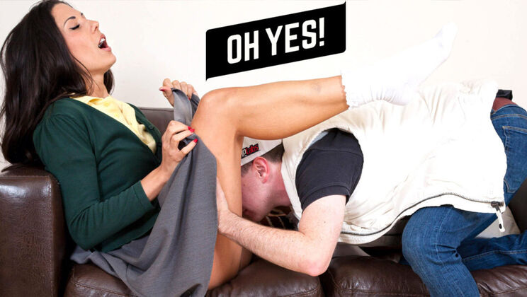 [MyMilfz] - MILF Stepmother Caught in Skirt for Hardcore Step Sex - Alexa Tomas - Joel Tomas