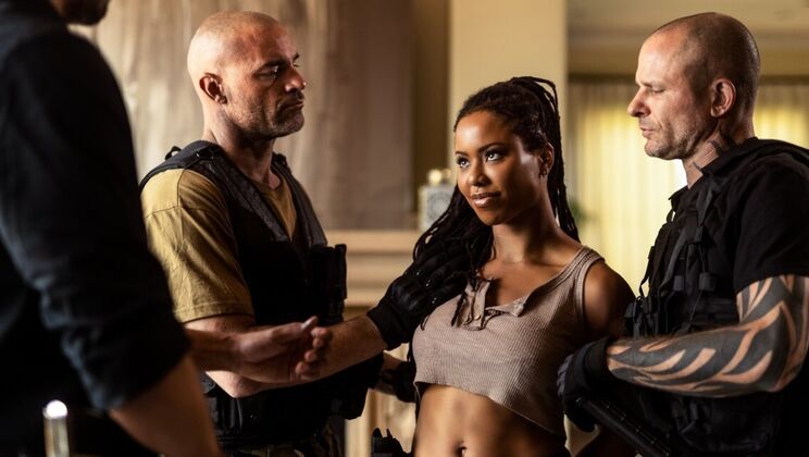 [DigitalPlayground] - Prison Scene: Kira Noir Takes Big Cock in Ass - Blowjob, Facial, Bondage - Kira Noir - Alex Jones