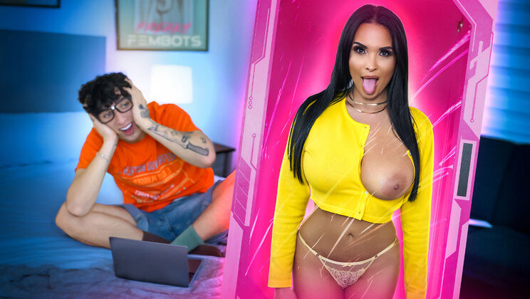[FreakyFembots] - Ghost Nipples MILF Anissa Kate Licks Pussy & Gets Used - Anissa Kate - Ethan Seeks