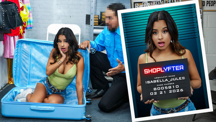 [Shoplyfter] - Isabella Jules Sucks Cock Braless and Willing - Juan Largo - Isabella Jules