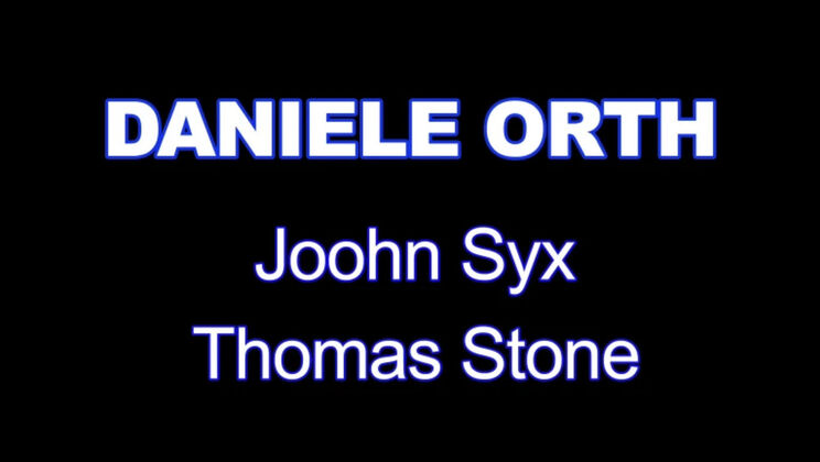 [ScenesXXXX] - Daniele Orth Double Anal - Beautiful Ass & White Skin - Daniele Orth