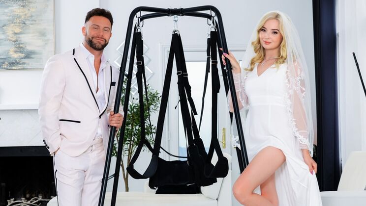 [Devil'sFilm] - Blonde Lexi Lore Wedding Deepthroat & Facial - Natural Tits, Shaved - Lexi Lore - Seth Gamble