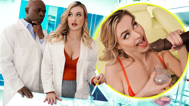 Tit Play MILF Natalia Starr Teases BBC Lab Partner