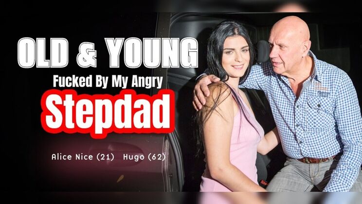 Old and Young Fuck After Breakdown: Alice Nice Takes Hugo’s Load