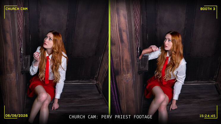  PervPriest Scarlet Skies: Belly Button Piercing Fun