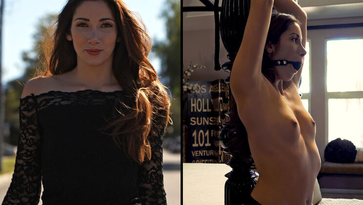 Split Screen Glam: Massive Mature Tits Get Pounded